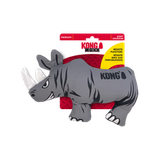 Kong Maxx Rhino Tough Squeaky Dog Plush Toy Large