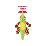 Kong Tropics Rattlez Iguana Plush Dog Toy Medium