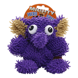 Tuffy's Microfiber Ball Elephant Squeaky Plush Dog Toy, Purple Medium Dog