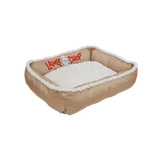 Happy Tails Lamb Chop Cuddler Pet Bed