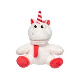 Fuzzyard Holiday Peppermint Electra the Unicorn Plush Dog Toy 
