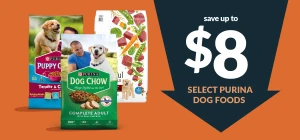 Save Big on Select Purina Dog Food