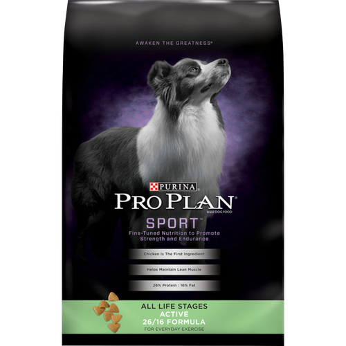 Purina Pro Plan Sport All Life Stages Active 26/16 Formula Dry Dog Food 37.5 lb