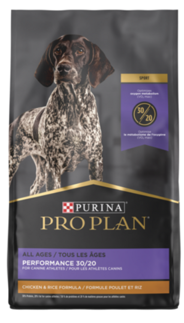 Purina Pro Plan Sport All Life Stages Performance 30/20 Chicken & Rice Formula Dry Dog Food 37.5 lb