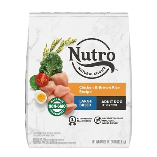 Nutro Natural Choice Large Breed Adult Chicken & Brown Rice Recipe Dry 30 lb