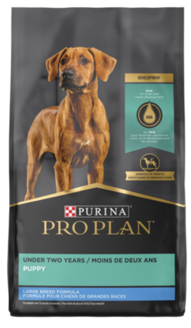 Purina Pro Plan Puppy Large Breed Chicken & Rice Formula 34 lb