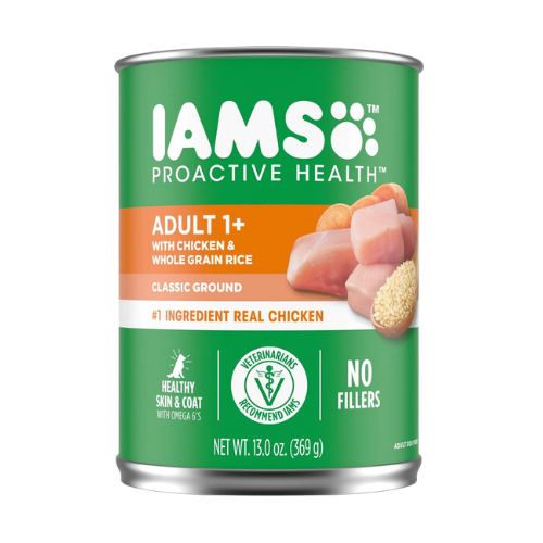 Iams Proactive Health Adult With Chicken & Rice Pate Canned Dog Food