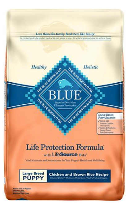 Blue Buffalo Life Protection Formula Large Breed Puppy Chicken & Brown Rice Recipe Adult Dry Dog Food
