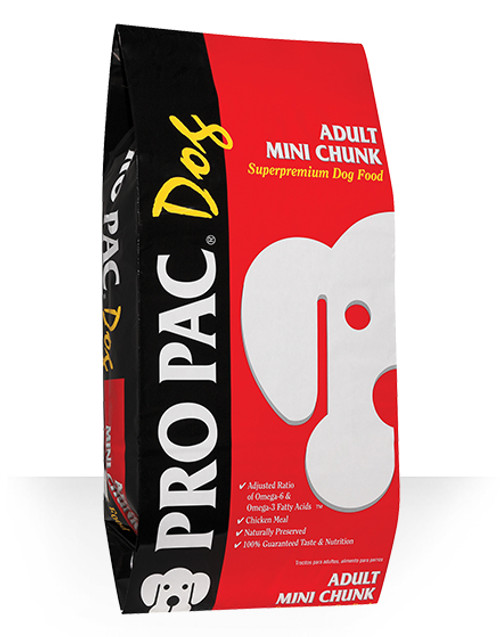 Pro Pac Adult Mini Chunk Dry Dog Food 40 lb
