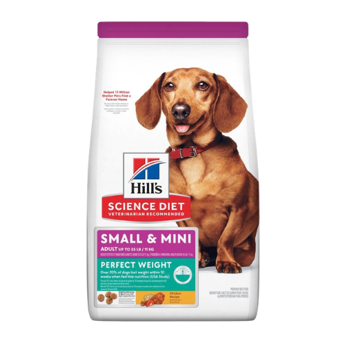Hill's Science Diet Small & Mini Adult Perfect Weight Dry Dog Food 4 lb