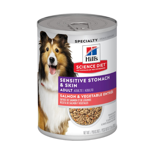 Hill's Science Diet Adult Sensitive Stomach & Skin Salmon & Vegetable Entree Canned Dog Food