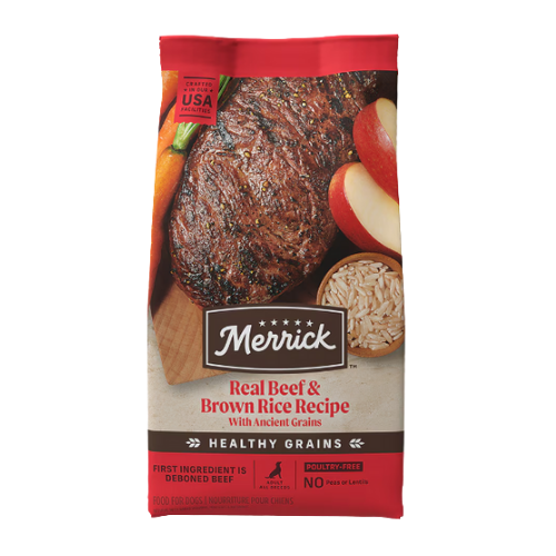 Merrick Classic Healthy Grains Real Beef & Brown Rice Recipe With Ancient Grains Adult Dry Dog Food