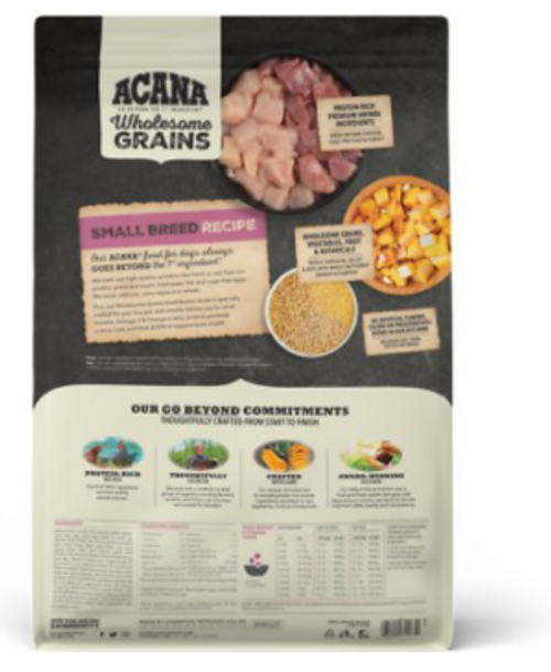 Acana Wholesome Grains Small Breed Recipe Dry Dog Food