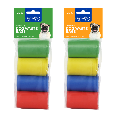 Incredipet Waste Bags Dispenser Refill, 120 pk