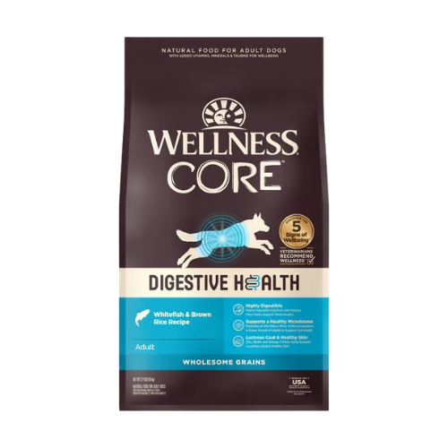 Wellness Core Digestive Health Whitefish & Brown Rice Recipe Dry Dog Food