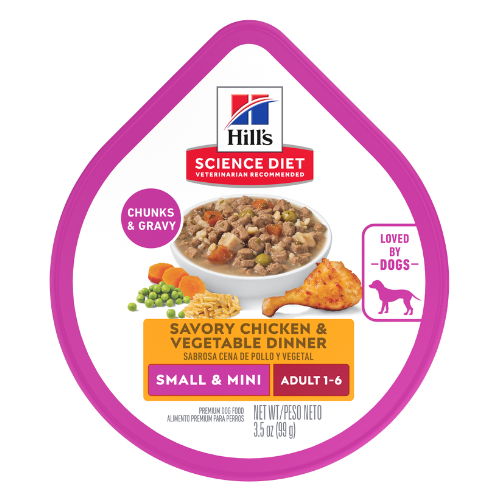 Hill's Science Diet Adult Small & Mini Savory Stew with Chicken & Vegetables Wet Dog Food