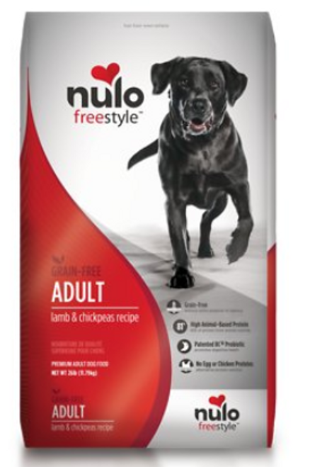 Nulo Freestyle Grain-Free  Lamb Adult Dry Dog Food 24 lb