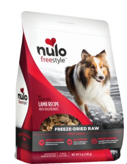 Nulo Freestyle Freeze-Dried Grain-Free Lamb & Raspberry Dog Food 5 oz