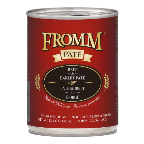 Fromm Gold Beef & Barley Pate Canned Dog Food