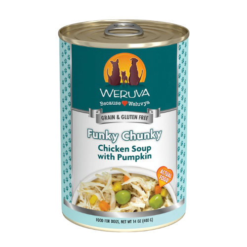 Weruva Funky Chunky Chicken Soup With Pumpkin Grain-Free Canned Dog Food