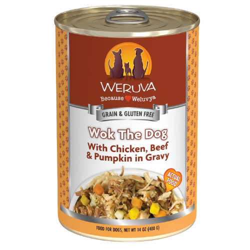Weruva Wok The Dog With Chicken, Beef, & Pumpkin In Gravy Grain-Free Canned Dog Food