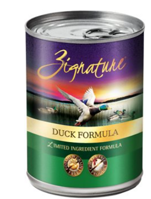 Zignature Duck Meal Limited Ingredient Formula Grain-Free Canned Dog Food