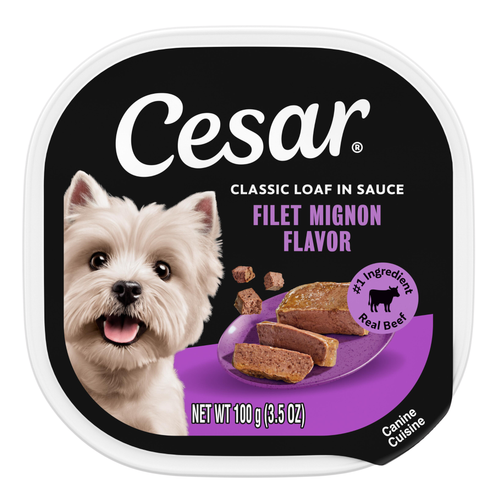 Cesar Cuisine Filet Mignon Wet Moist Dog Food