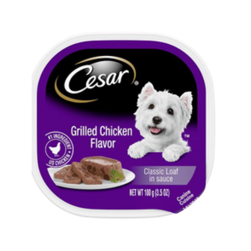 Cesar Cuisine Grilled Chicken Wet Moist Dog Food