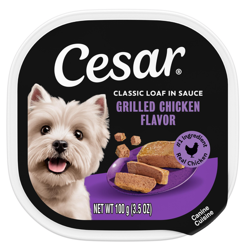 Cesar Cuisine Grilled Chicken Wet Moist Dog Food