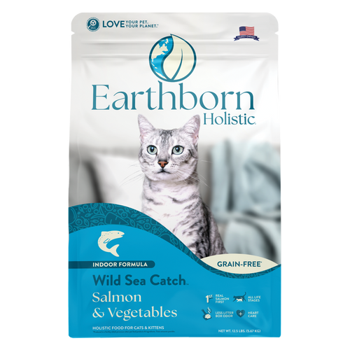 Earthborn Holistic Wild Sea Catch Grain-Free Natural Dry Cat & Kitten Food