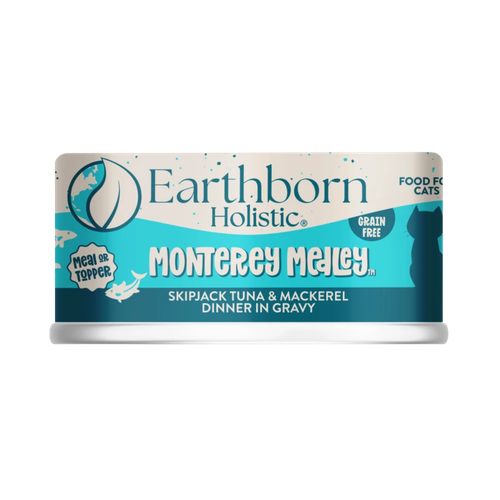 Earthborn Holistic Monterey Medley Skipjack Tuna & Grilled Mackerel Grain-Free Natural Canned Cat & Kitten Food