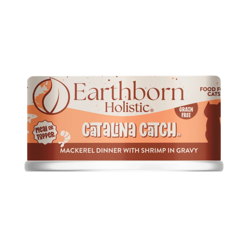 Earthborn Holistic Catalina Catch Mackerel Dinner With Shrimp Grain-Free Natural Canned Cat & Kitten Food