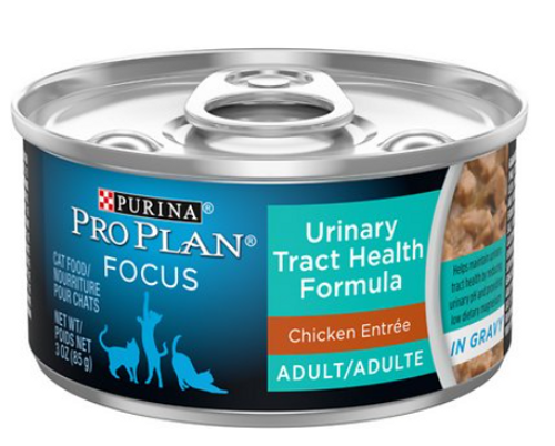 Purina Pro Plan Focus Adult Urinary Tract Health Formula Chicken Entree In Gravy Canned Cat Food