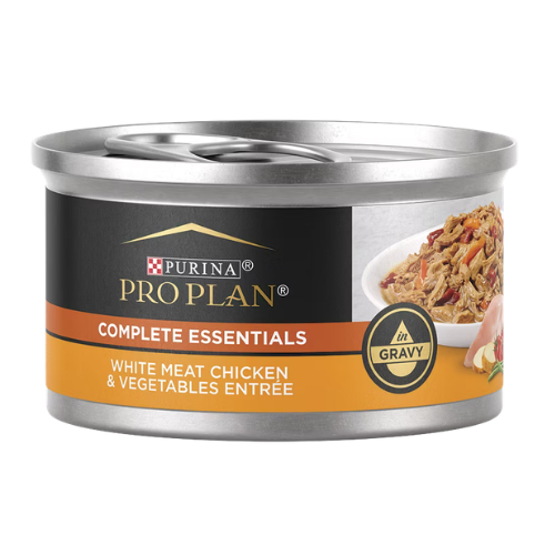 Purina Pro Plan Complete Essentials White Meat Chicken & Vegetable Entrée in Gravy