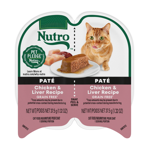 Nutro Perfect Portions Real Chicken & Liver Pate Grain-Free Wet Cat Food