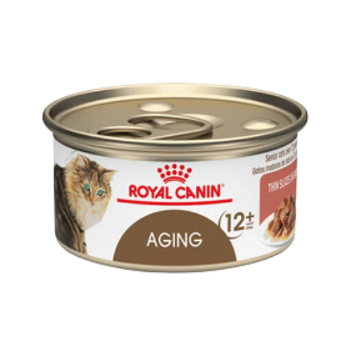 Royal Canin Feline Health Nutrition Aging 12+ Thin Slices In Gravy Canned Cat Food