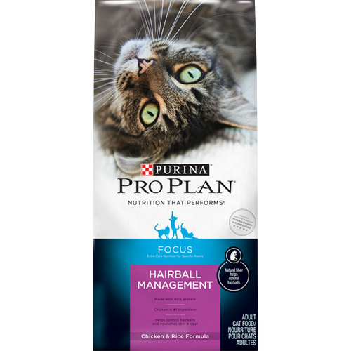 Purina Pro Plan Focus Adult Hairball Management Chicken & Rice Formula Dry Cat Food 7 lb