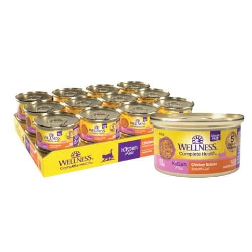 Wellness Complete Health Kitten Chicken Pate Grain-Free Canned Cat Food