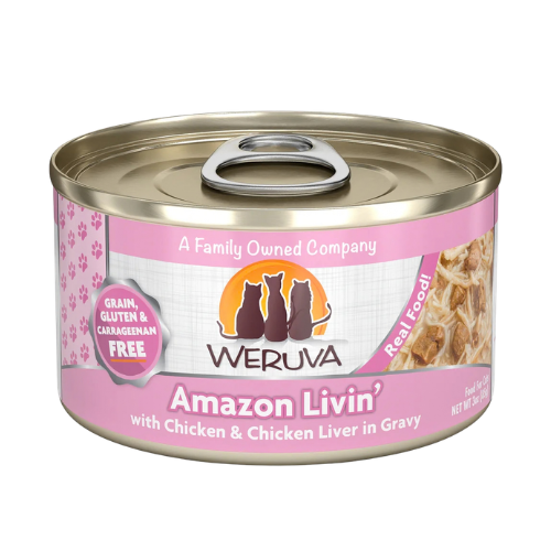 Weruva Amazon Livin' with Chicken & Chicken Liver in Gravy Canned Cat Food