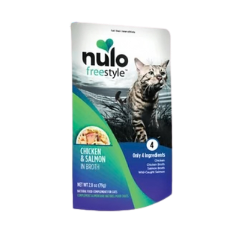 Nulo Freestyle Grain-Free Chicken & Salmon in Broth Cat Food Pouch