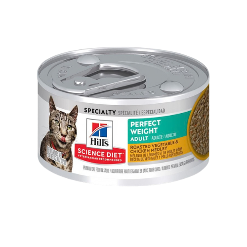 Hill's Science Diet Adult Perfect Weight Roasted Vegetable & Chicken Medley Canned Cat Food