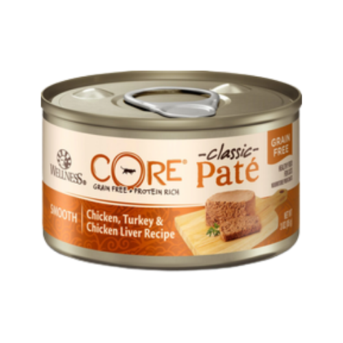 Wellness Core Natural Chicken, Turkey, & Chicken Liver Classic Pate Grain