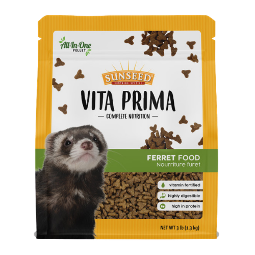 Sunseed Vita Prima Complete Nutrition Daily Ferret Food 3 lb