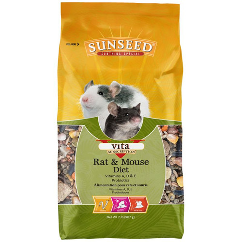 Sunseed Vita Sunscription Rat, Mouse And Gerbil Food