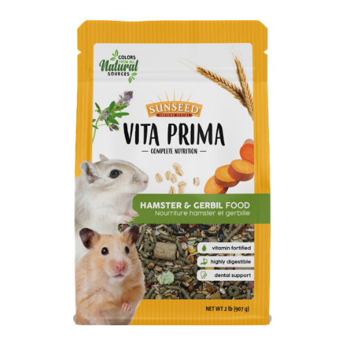 Sunseed Vita Prima Complete Nutrition Hamster & Gerbil Food 2 lb