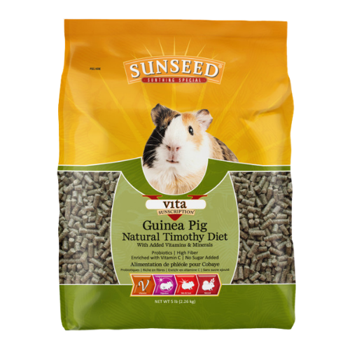 Sunseed Vita Sunscription Natural Timothy Diet for Guinea Pigs 5 lb
