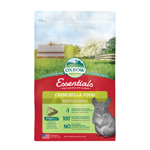 Oxbow Essentials Chinchilla Food 3 lb