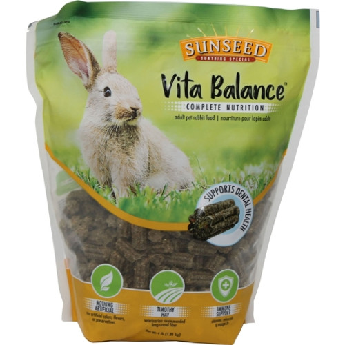 Sunseed Vita Balance Rabbit Formula Pellet Food 4 lb