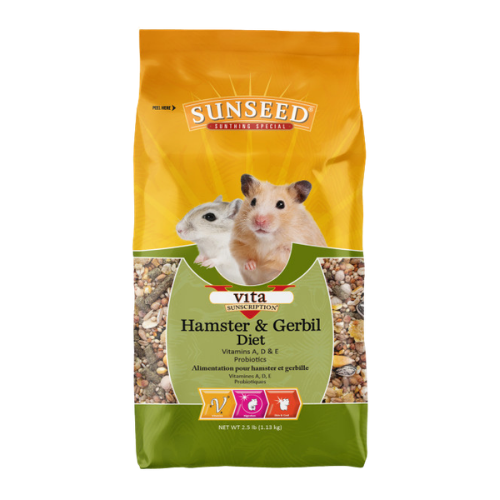 Sunseed Vita Sunscription Hamster And Gerbil Food 2.5 lb