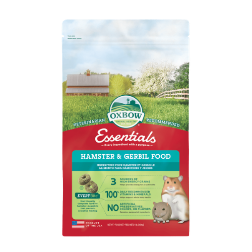 Oxbow Essentials Hamster & Gerbil Dry Food 1 lb